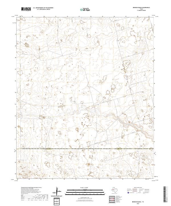 2022 Map of Brinson Ranch, 2022 Print
