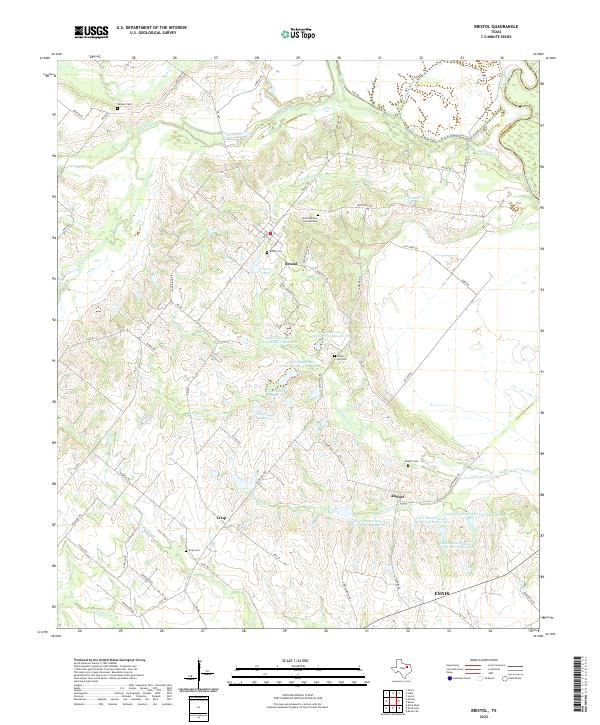 USGS Topographic Map – Bristol