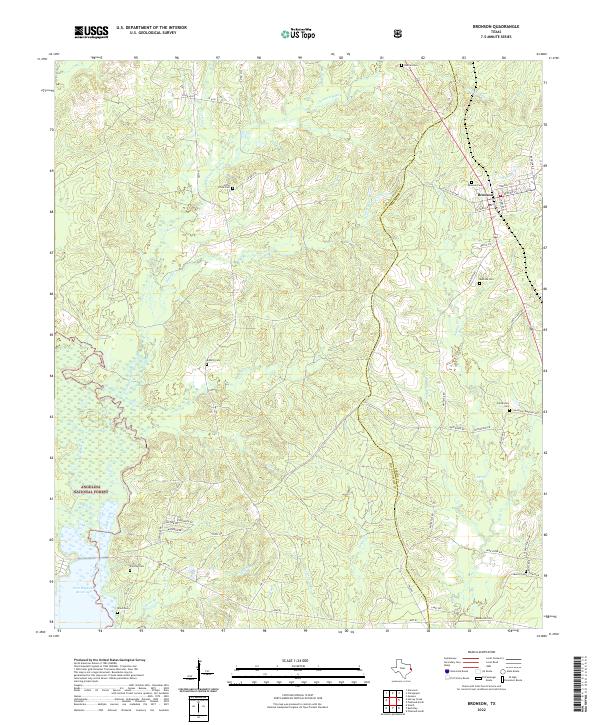 USGS Topographic Map – Bronson