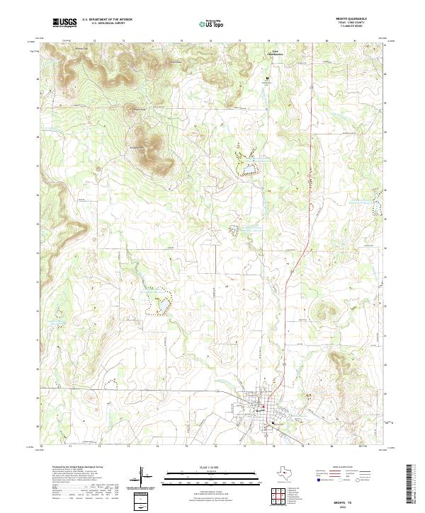 USGS Topographic Map – Bronte