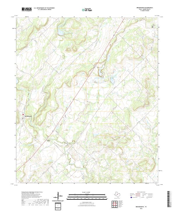 USGS Topographic Map – Brookesmith