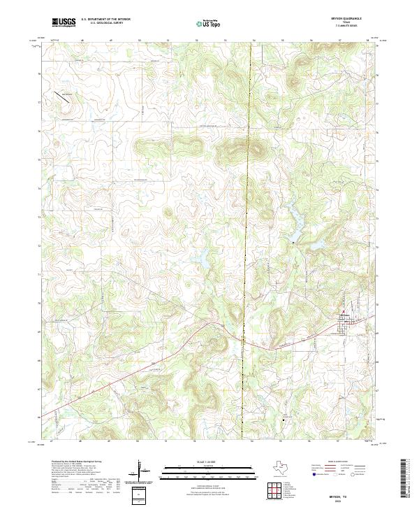 USGS Topographic Map – Bryson