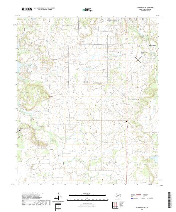 USGS Topographic Map – Buck Mountain