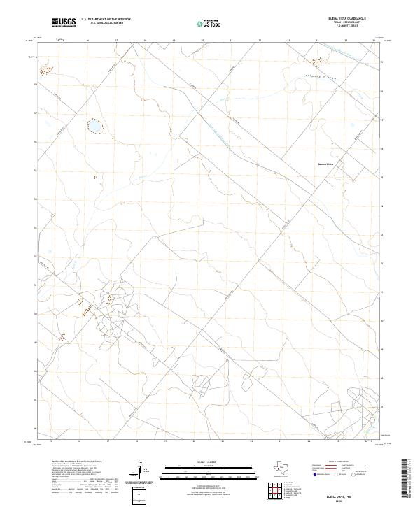 USGS Topographic Map – Buena Vista