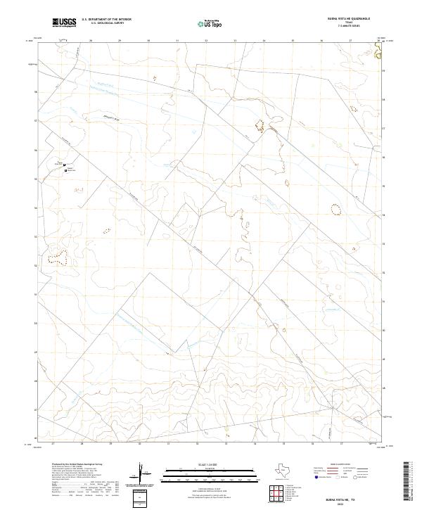 USGS Topographic Map – Buena Vista NE