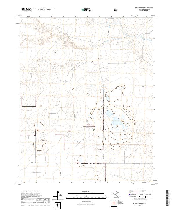 USGS Topographic Map – Buffalo Springs