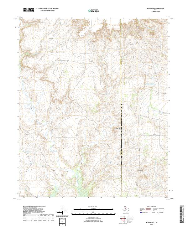USGS Topographic Map – Bunker Hill