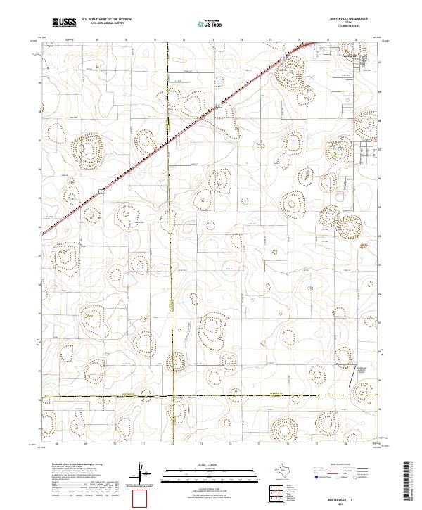 2022 Map of Busterville, 2022 Print