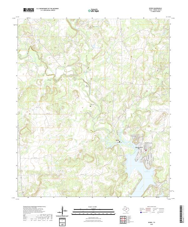 USGS Topographic Map – Byrds