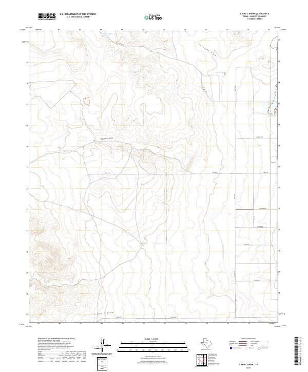 USGS Topographic Map – C And L Draw