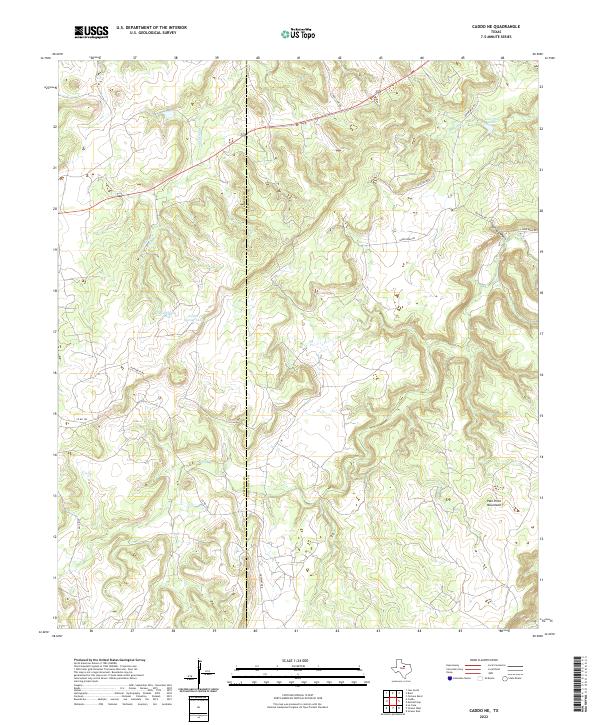 USGS Topographic Map – Caddo NE