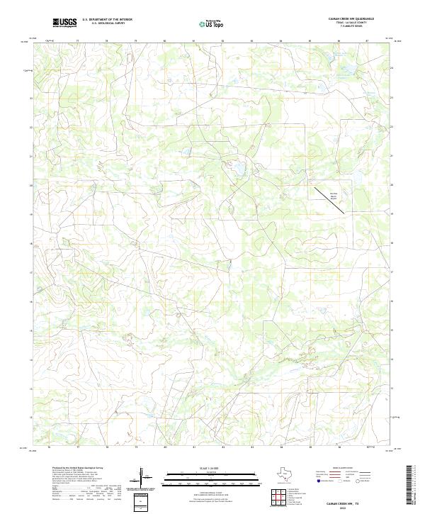 USGS Topographic Map – Caiman Creek NW