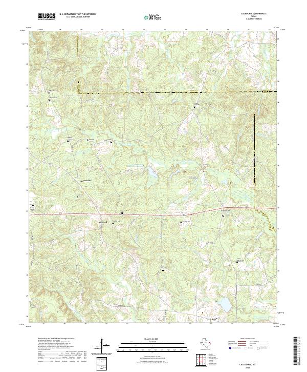 USGS Topographic Map – Caledonia