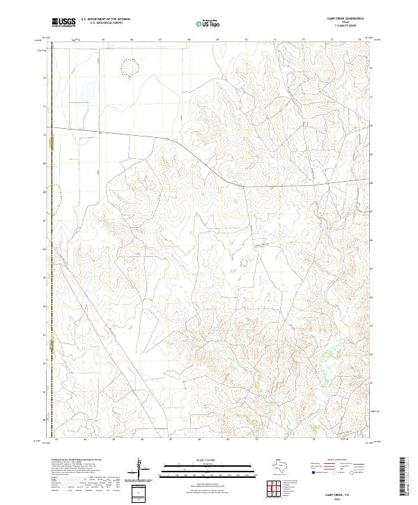 2022 Map of Camp Creek, 2022 Print