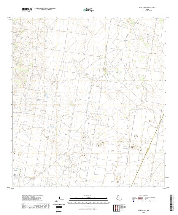 USGS Topographic Map – Camp Garcia