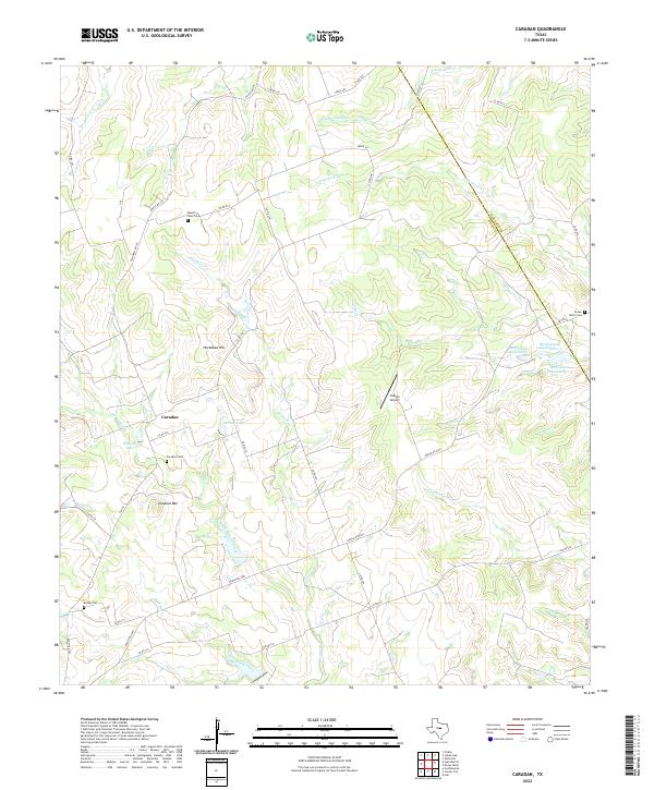USGS Topographic Map – Caradan