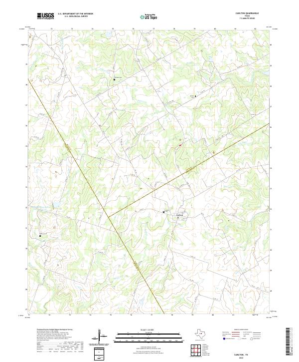 USGS Topographic Map – Carlton