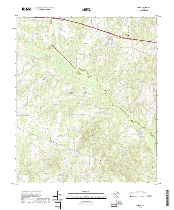 USGS Topographic Map – Carroll