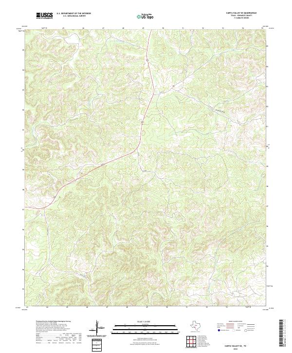 2022 Map of Carta Valley SE, 2022 Print