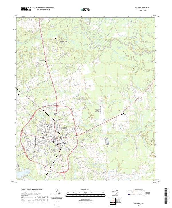 USGS Topographic Map – Carthage