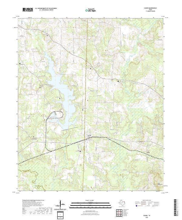 USGS Topographic Map – Cason