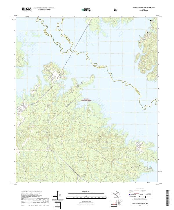 USGS Topographic Map – Cassells-Boykin Park