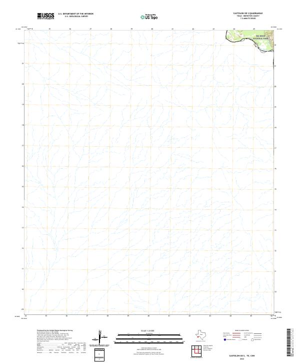 USGS Topographic Map – Castolon OE S
