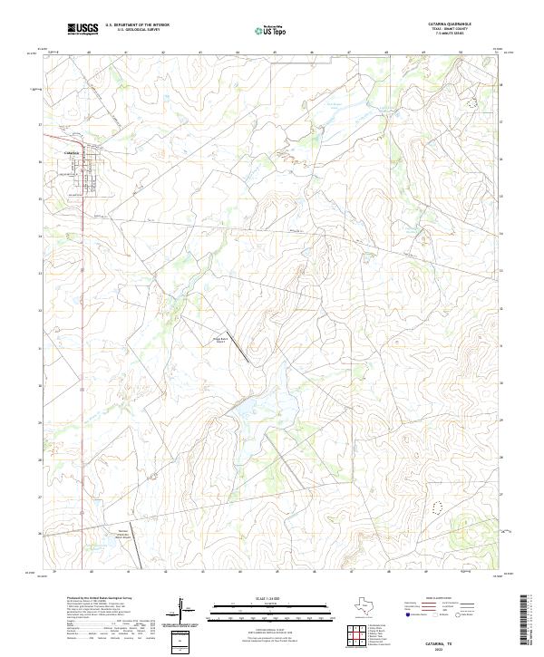USGS Topographic Map – Catarina