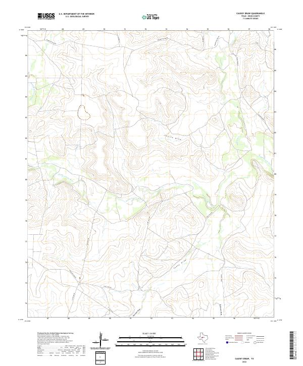USGS Topographic Map – Causey Draw
