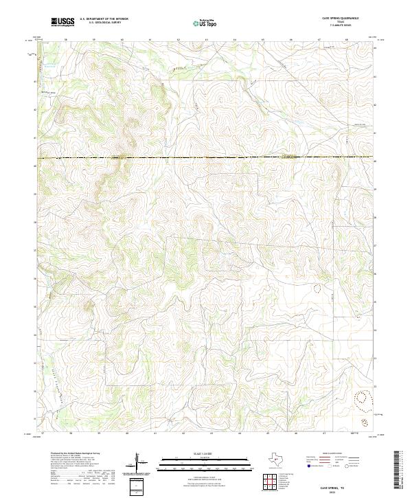USGS Topographic Map – Cave Spring