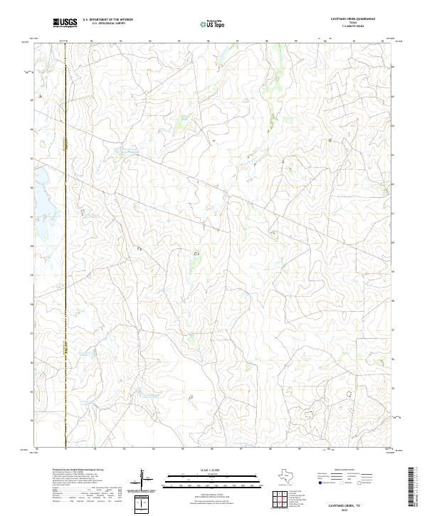 USGS Topographic Map – Cayetano Creek