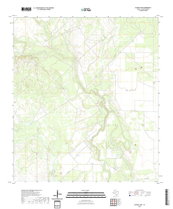 USGS Topographic Map – Cayman Lake