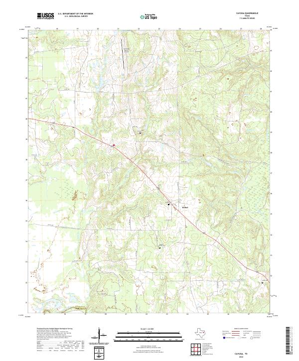 USGS Topographic Map – Cayuga