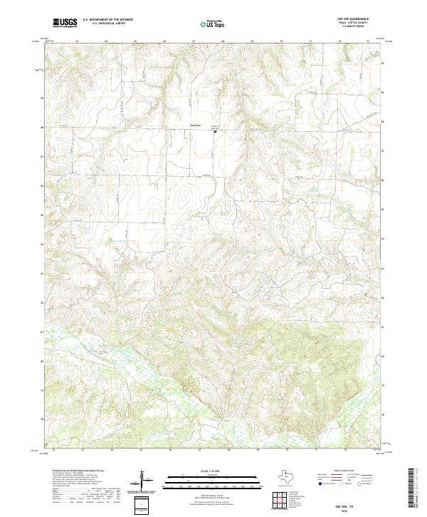 USGS Topographic Map – Cee Vee