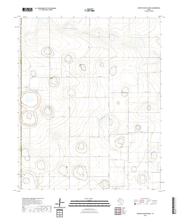 2022 Map of Center Plains School, 2022 Print