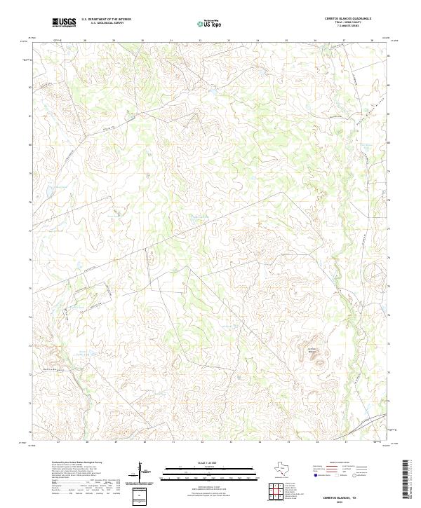 USGS Topographic Map – Cerritos Blancos