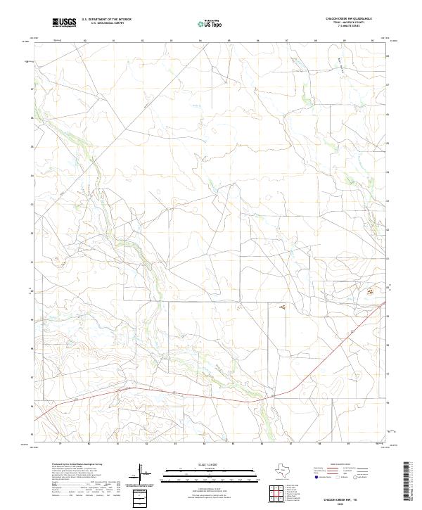 USGS Topographic Map – Chacon Creek NW