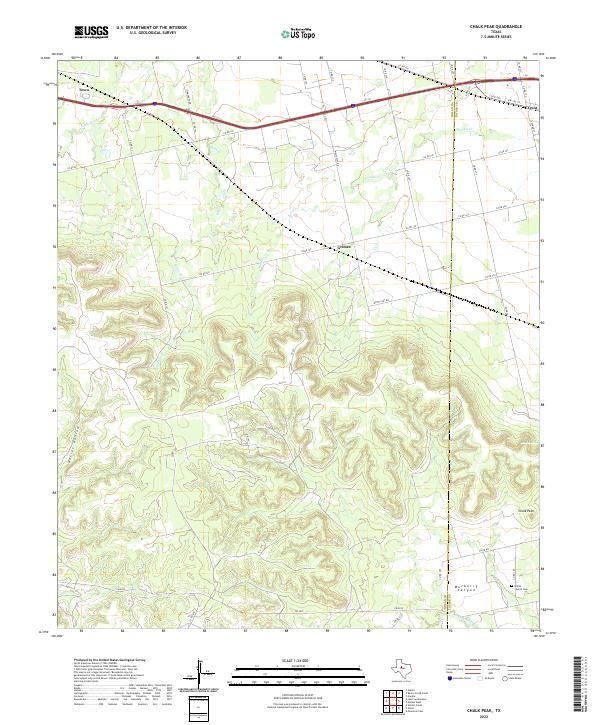 USGS Topographic Map – Chalk Peak