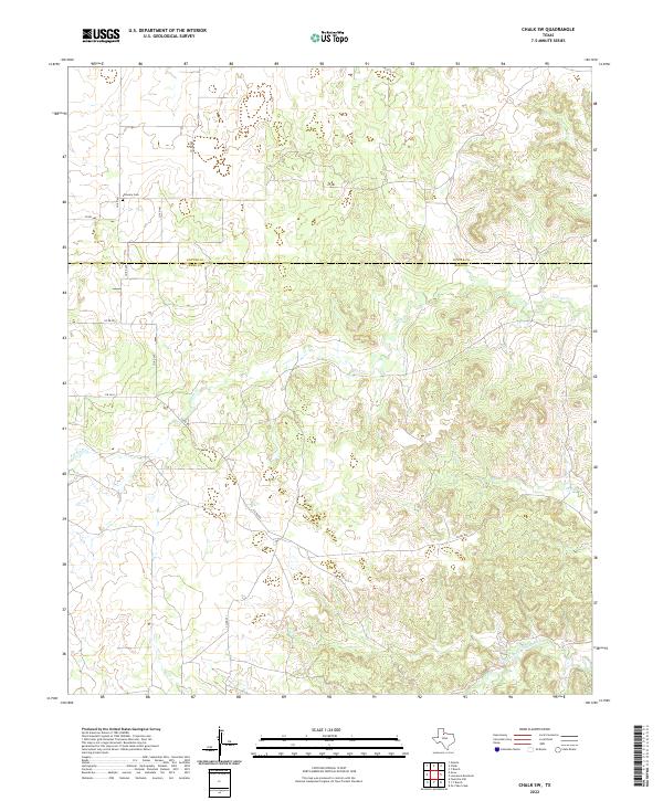 2022 Map of Chalk SW, 2022 Print