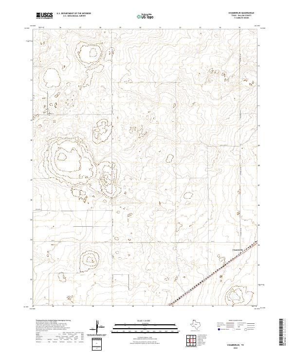 2022 Map of Chamberlin, 2022 Print