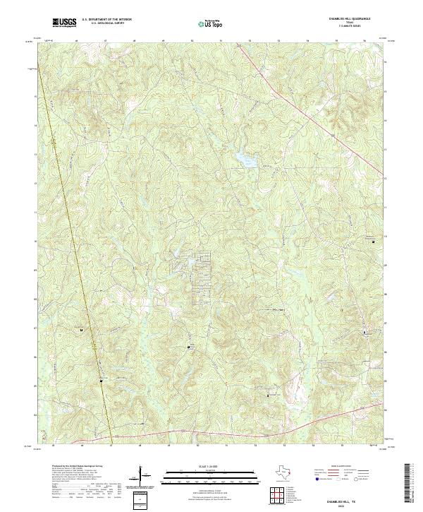 USGS Topographic Map – Chambliss Hill
