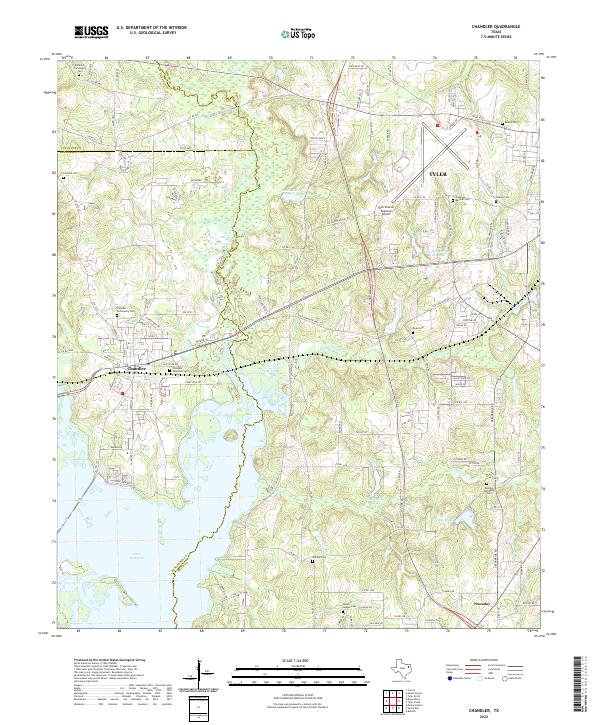 USGS Topographic Map – Chandler