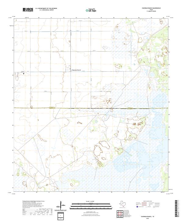 USGS Topographic Map – Chapman Ranch