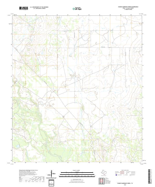USGS Topographic Map – Charco Marrano Creek