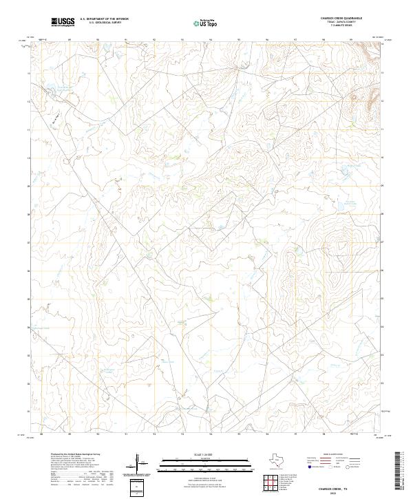 USGS Topographic Map – Chargos Creek