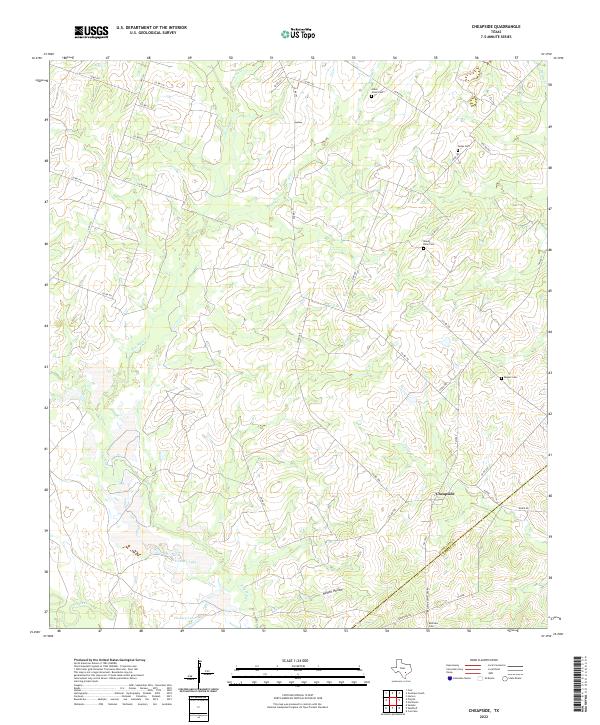 USGS Topographic Map – Cheapside