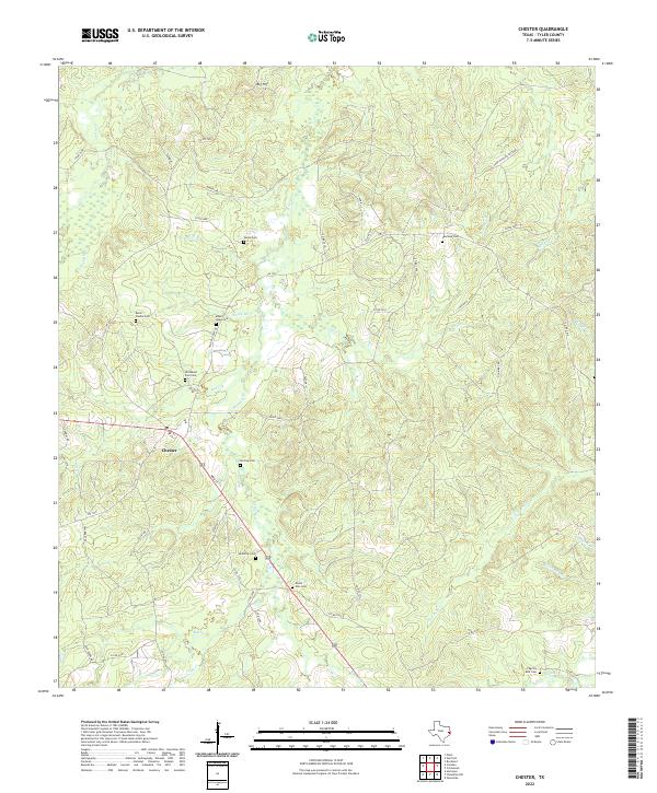 USGS Topographic Map – Chester