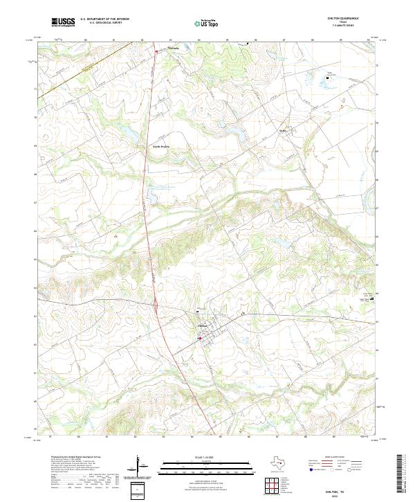 USGS Topographic Map – Chilton
