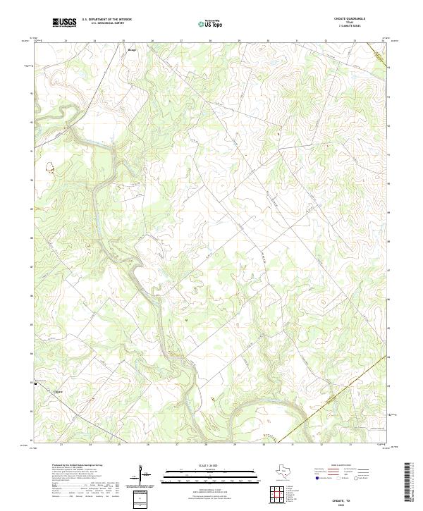 USGS Topographic Map – Choate