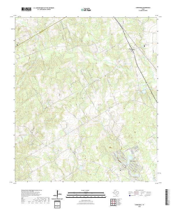 USGS Topographic Map – Chriesman